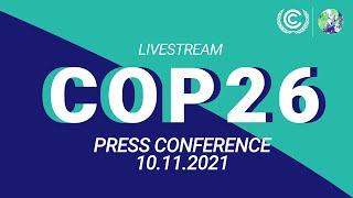 COP26 / UN Climate Change Press Conference