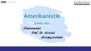 Erlebe Amerikanistik mit Studiendekan Prof. Dr. Michael Hochgeschwender