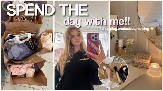 SPEND THE DAY WITH ME!! *shopping, hauls, productive, revising ⭐️‍️️