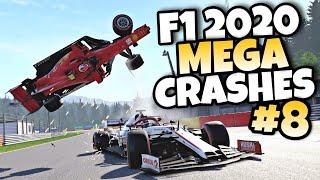 F1 2020 MEGA CRASHES #8