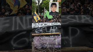 What are the ‘Dark Indonesia’ protests?