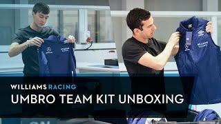 George & Nicky get their hands on our 2021 Umbro team kit | Williams Racing