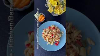 Ein 5 Minuten Rezept - gebratenes Gemüse mit Speckwürfel und Spätzle #blitzrezept #mittagessen