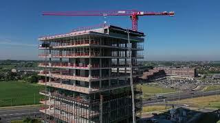 Westwing Tower, Roeselare (laatste betonstort - 11/07/2022)