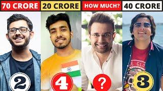 New List of Top 10 Richest Youtubers Of India - Techno Gamerz, Ujjwal, CarryMinati, Round2hell