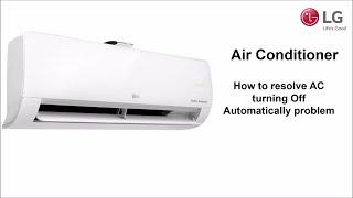 How to resolve AC turning off automatically problem