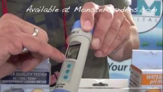 HM Meters Ph Ec PPM HM Digital Meters Tips Directions Meters for Hydroponics | Best Hydro Meters