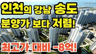 인천의 강남 송도 아파트 분양가 보다 저렴한 금액! 작년 최고가 대비 약 8억 하락한 아파트! #인천아파트 #송도아파트 #부동산하락 #부동산분석 #부동산경매 #송도마리나베이