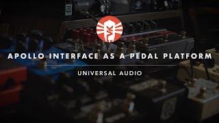 Using Universal Audio's Apollo Interface As A Pedal Platform