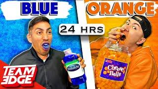 Eating 1 Color Food for 24 hrs | Who will give up first?