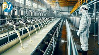 Cómo se convierten en polvo toneladas de leche líquida | Fabricación de leche en polvo megafábricas