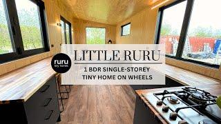 Ruru Tiny Homes: The Little Ruru - Single storey one bedroom tiny home on wheels