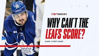 Why have the Leafs' core four struggled to create offence in the post season?