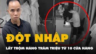 Bắt thanh niên đột nhập 10 cửa hàng, lấy trộm hàng trăm triệu đồng