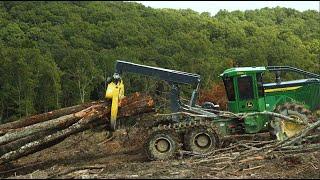 768L-II Bogie Skidder | Matt Owens Logging Inc. | John Deere Forestry