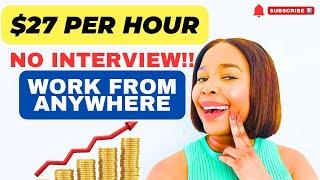 No Interview Work From Home Jobs HIRING NOW 2024 #remotejobsworldwide #workfromhomeanywhere