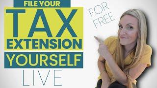 TUTORIAL: File Your Tax Extension For Free (& Calculate How Much To Pay)