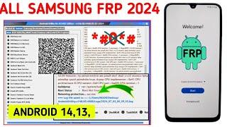 SAMSUNG FRP UNLOCK  2024 || SAMSUNG GOOGLE ACCOUNT  LOCK REMOVE ANDROID 14/13 | FREE TOOL 2024