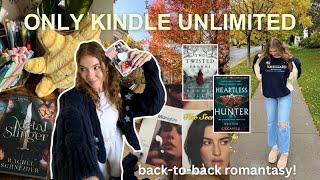 READING KINDLE UNLIMITED FOR THE WEEK - metal slinger, heartless hunter & two twisted crowns️