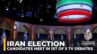 Iran presidential candidates discuss economy in first of five televised debates