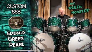 HUGE Gretsch Custom SSB-Transition Kit! - Emerald Green Pearl