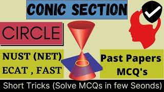 What are conic sections?  ǀǀ Circle in one shot all concepts, Tricks & Past Papers MCQS NET/ ECAT