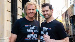 Billy on the Street with Will Ferrell: Loud White Men For Kamala Harris!