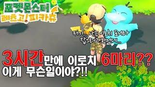 [포켓몬 레츠고]3시간만에 이로치 6마리 얻었다! 고라파덕,골덕,포니타,날쌩마,별가사리,아쿠스타 이로치!