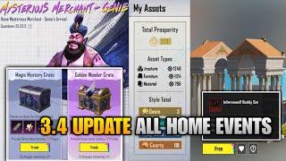 Mysterious Merchant Genie Event in Home Mode Pubg Mobile Explained | 3.4 Update Home All New Changes