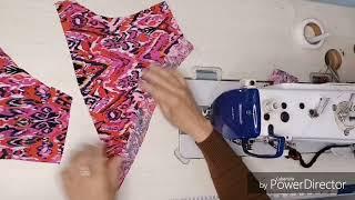 Кукрак устида запахли куйлак бичиб тикамиз Шьём платье 46размер ve sew a dress