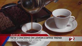 Lemon coffee trend: Health experts caution side effects
