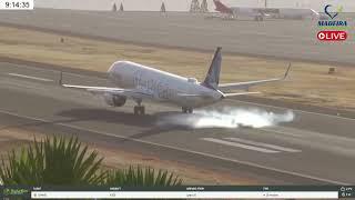 Azores Airlines Airbus A321-253NX direct flight from New York, Landing at Madeira Airport