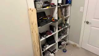 Amateur radio shack and office What is left? ALS-1300 linear amplifier just sold Ten TEC Omni 6 DEMO