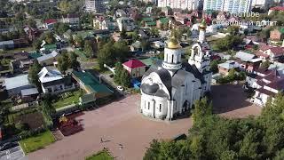 СУРГУТ с высоты. Район Чёрный Мыс. Surgut