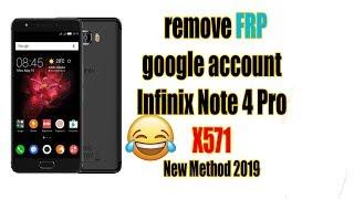 New Method 2019 remove FRP google account Infinix Note 4 Pro X571