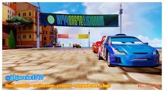 Cars 2 The Video Game | Raoul CaRoule - Race Mode (4 Racers) | Casino Tour 4 Laps