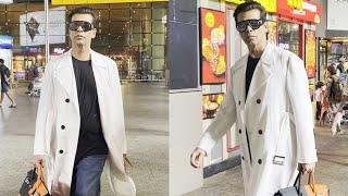 Karan Johar Spotted At Mumbai Airport