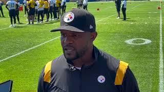 Brian Flores on his relationship with Mike Tomlin, time with Steelers so far