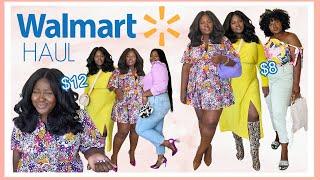 Best Items at WALMART! Spring Outfit Try On #WalmartHaul 2022 | Plus-size Fashion | SUPPLECHIC