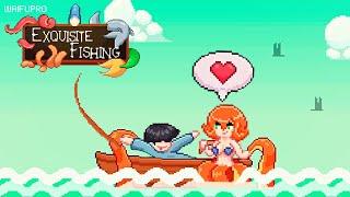 Guy fished out the Octopus Girl, and then Tentacles came into Play! - Exquisite Fishing GamePlay #3