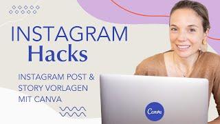 Instagram Posts & Stories Vorlagen leicht erstellen mit Canva