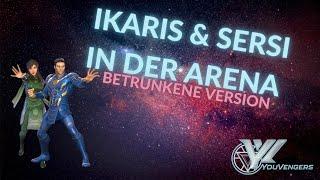 Die Youvengers machens mit der Hand   Ikaris & Sersi auf dem Test Server - MARVEL Strike Force - MSF