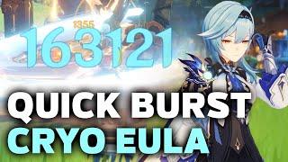 Cryo Elemental Eula 1-shot Showcase! from a Chongyun Main(Genshin Impact)