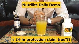 Nutrilite Daily Demo | Does it protect body against oxidation all day long? | Nutrilite Daily