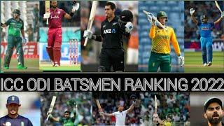 ICC ODI Batsman Ranking 2022