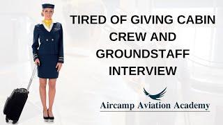 Tired of giving cabin crew and ground staff interview, then this video is for you