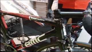 Philippe Gilbert'sWorld Champion bike BMC Teammachine