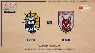 2025 Lamar Hunt U.S. Open Cup Round 1: New Jersey Alliance vs. Chattanooga Red Wolves - 03/18/2025