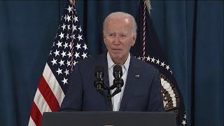 President Joe Biden gives remarks after shooting at Trump rally in Pennsylvania