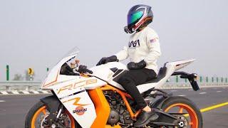 KTM RC8R 0 to 200 Acceleration Test | Bike Nahi Bawal Hai!